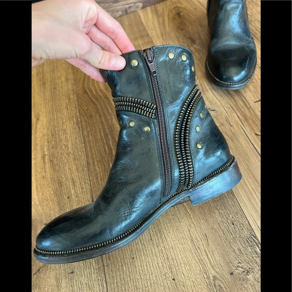 Bed Stu short studded booties - Picture 3 of 7